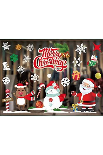 POLO SHOP Christmas window stickers set