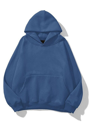 prtnc protonic Unisex Indigo Blue Basic Sweatshirt Hoodie