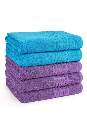 rotop Set of 5 100% Cotton Towels 70x130