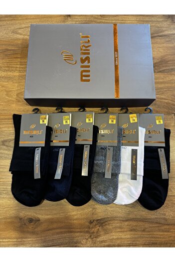 Mısırlı Ανδρικές κάλτσες χωρίς ραφή Modal Comfort Half Socks 6-pack