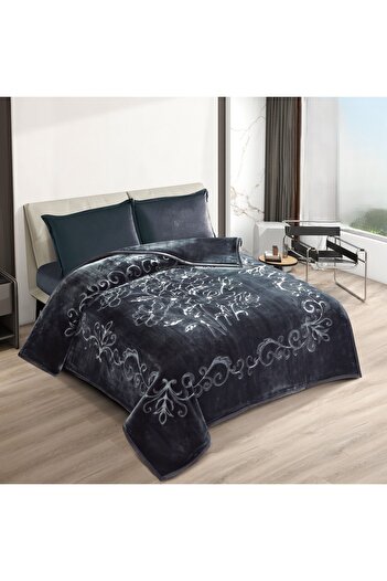 SNOOZYL Soft textured double winter blanket, 6 kg, size 200*230 cm