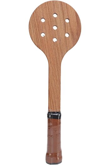 Generic Tennis Pointer Spoon, Wooden Tennis Training Racquet, Improve Power and Control Accuracy Swing Pract