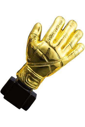 Generic Gold Award Trophy Football Match Glove Trophy Goalkeeper Souvenir Home Decoration Soccer Fans Gifts