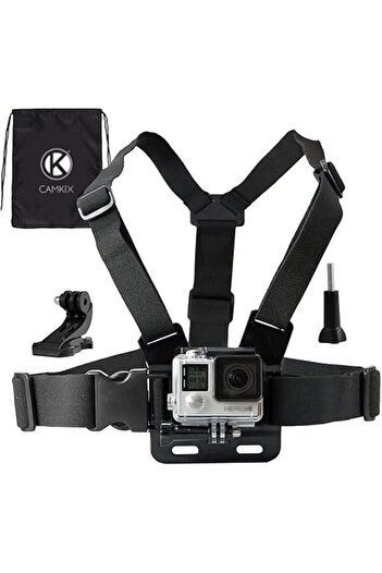 Generic replacement Chest Mount Harness compatible with Gopro Hero 6, 5, Black, Session, Hero 4, Session, Bl