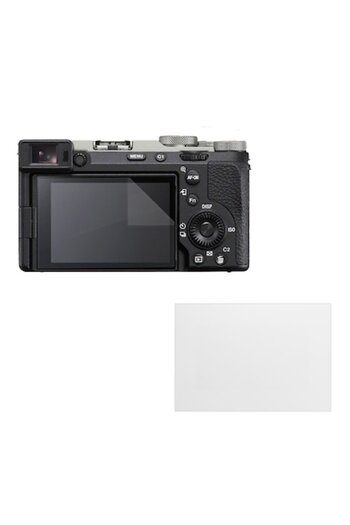 COMANDO Protective set compatible with Sony A7C II, Focus Shield, 1 Silicone Film