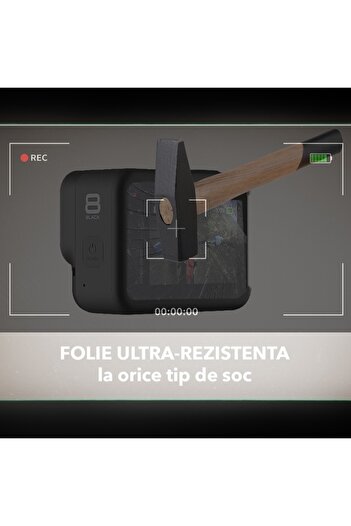 COMANDO Protective set compatible with GoPro Hero 8 Black, Focus Shield