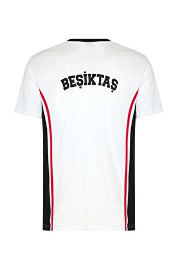 Beşiktaş S.K. Bjk Umbro 25/26 Team Training Cotton T-Shirt Jersey White