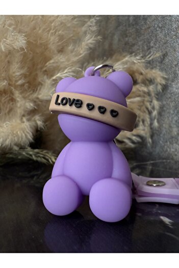 womi Love Teddy Bear Luxury Model Bag Accessory Figure Keychain