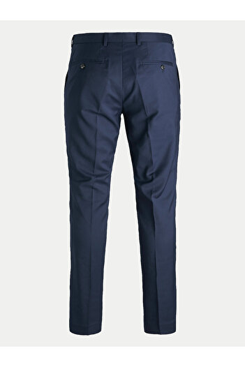 Jack & Jones Ανδρικό παντελόνι κοστουμιού Jack Jones 12199893 Μπλε σκούρο
