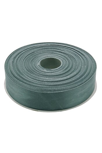 Creativ Deco Plus Satin Ribbon 2.5 cm Wide, Grey, 22 m Roll