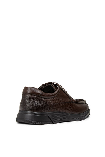 Deery Men's Brown Genuine Leather Casual Shoes
