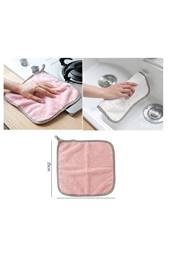 Hope Hand Towels for kitchen, 10-20pc Hangable Coral Fleece Kitchen Towels Set Super Absorbent Dish Wash