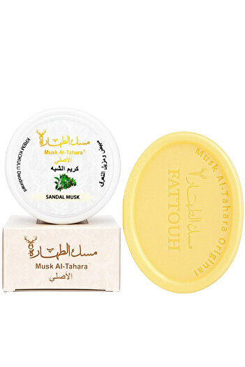MUSK AL TAHARA Sensitive Area and Body Sandal Musk Soap 50Gr + Anti-Perspirant Cream 50ml