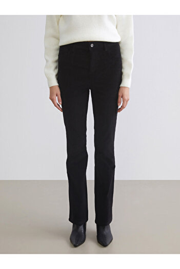 LC Waikiki Narrow Fit Velvet Women's Trousers