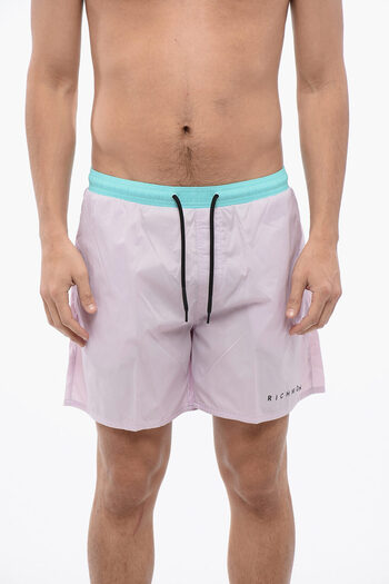 John Richmond Bicolor Boxer Swimsuit