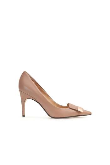 Sergio Rossi SR1 090 Leather Pumps
