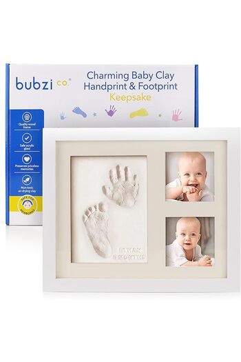 Generic Baby Handprint and Footprint Makers Kit - Keepsake for Newborn Boys & Girls, Personalized, Memory Ar
