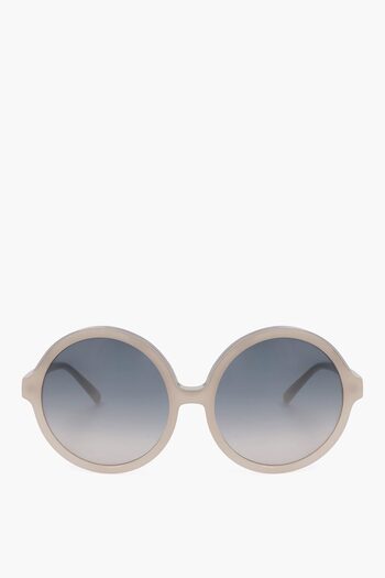 Linda Farrow No 21 Round Sunglasses With Gradient Lenses