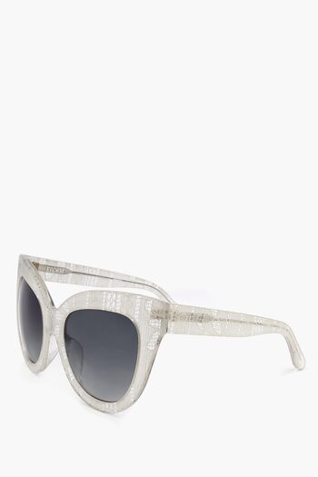Linda Farrow Erdem Butterfly Sunglasses With Lace-Effect Frame
