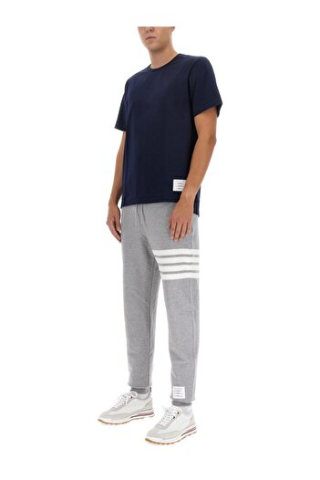 THOM BROWNE Classic Cotton Fleece Pants