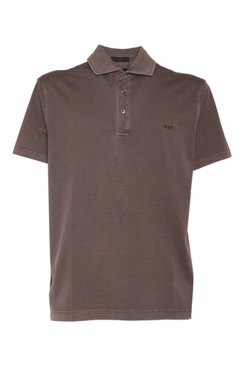 FAY JERSEY FROSTED EMBROIDERY POLO