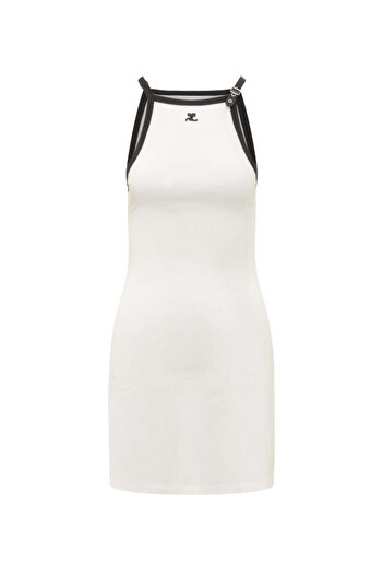 Courreges COURRÈGES Courrèges Buckl Contrast Dress
