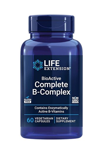 Life Extension BioActive Complete B-Complex - 60 Vegetarian Capsules