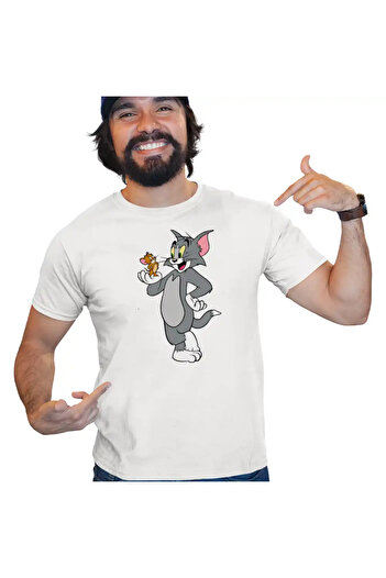 OEM Tricou Barbati Desene Copilarie Tom si Jerry