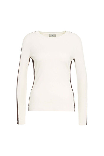 Elisabetta Franchi Knit top with logo details