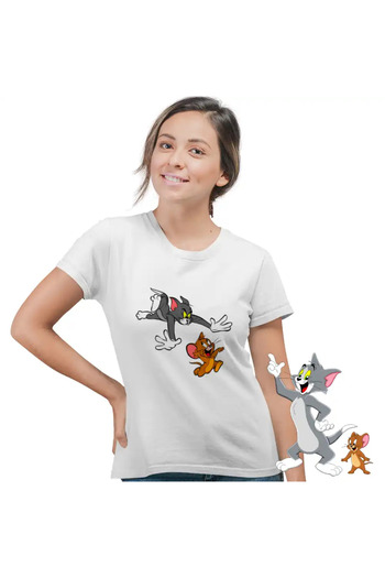 OEM Tricou Femei Tom si Jerry Urmarire