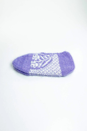 HarmonyAura 2 Pairs of Hand Knitted Winter Stylish Women's Wool Booties Set 1