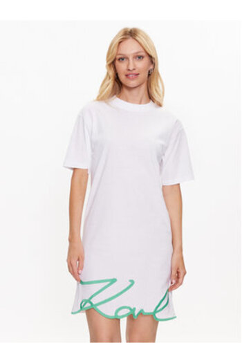 Karl Lagerfeld Γυναικείο Φόρεμα Casual 231W1357 Λευκό