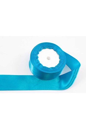 OEM Satin Ribbon for Packaging and Decoration Turquoise 4cmx22cm