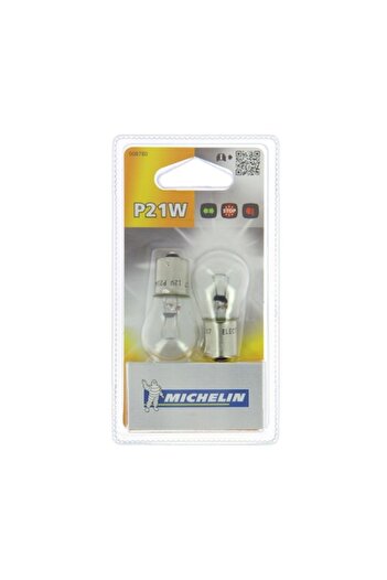 Michelin Set 2 auto bulbs P21W, 12V, 21W