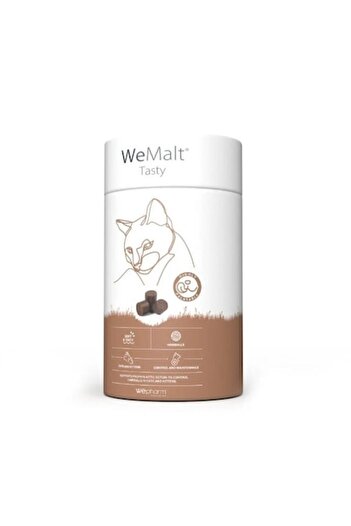 Wepharm WeMalt Tasty – Malt Supplement for Cats, 30 Chewable Tablets