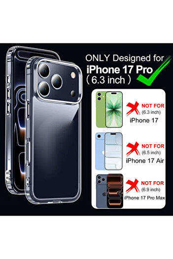 CaseHub iPhone 17 Pro Case Inside Velvet Screen and Camera Raised Launch Silicone Protective Cover