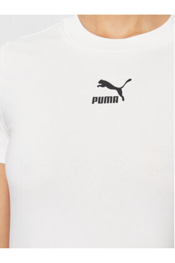 Puma Γυναικείο T-Shirt 535610 Λευκό
