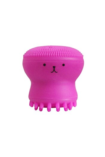 OEM Facial Cleaning Brush, Silicone, Exfoliation and Pore Cleaning, Octopus Model, Lilac