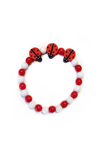 Wild Bracelets Elastic children's bracelet with 3 gargoyle charms and acrylic beads