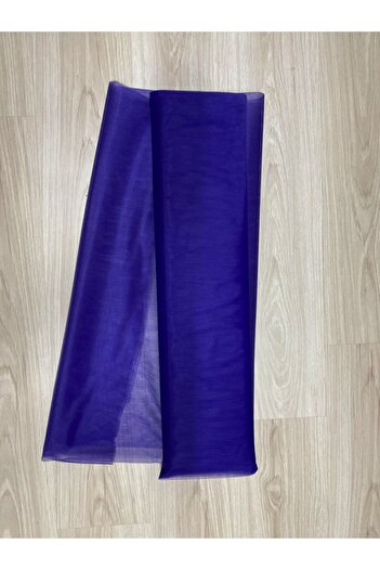 Hobigram Purple Hayal Tulle 100X300 cm | Engagement, Henna, Wedding, Bundle, Door and Party Decoration Fabric 3 Meters