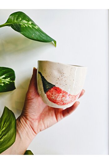 WEBBMODA Handmade Design Chili Mug Cup