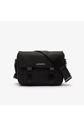 Lacoste Active Nylon Zip-Up Pocket Shoulder Bag
