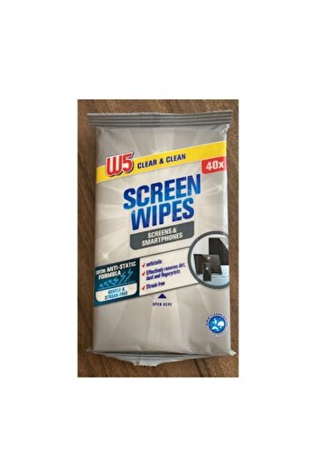 Aneliz Servetele Umede Ecran, Tech Clean, Monitor Screen Wipes, Antistatice, Set 40 Bucati