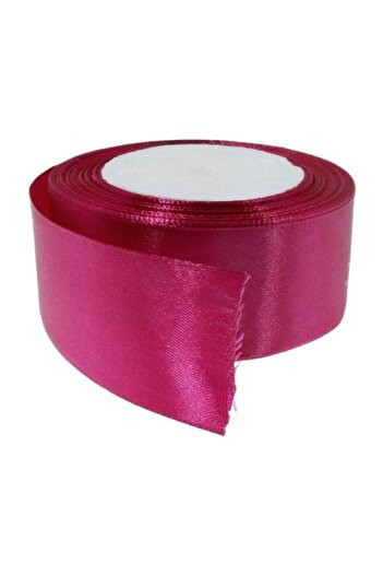 OEM Satin Ribbon, Width 5 cm, 1 Roll 22.9 m Fuchsia