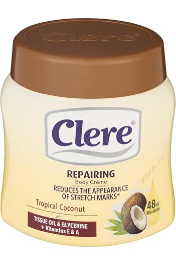 Clear Tropical Coconut Body Moisturizing Cream with Vitamin E & A by - 500ml