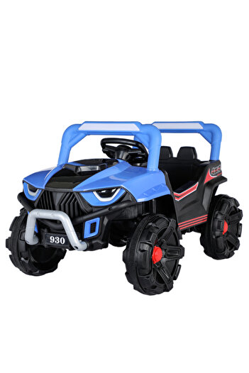 CAR Electric 4WD With 2Motors & 2Battery, RC 29-930-BLUE