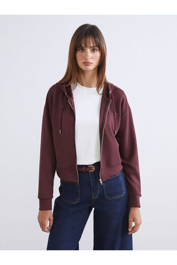 LC Waikiki Create Your Style from Uzg Store |   Hooded Women's Zippered Sweatshirt