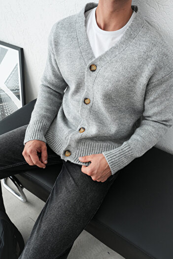 MARRAKECH Buttoned Oversize Cardigan