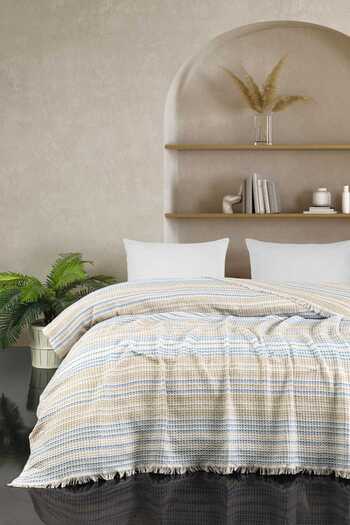merland benvecocuk Double Bed Cover Sun Beige 200 X 230 cm