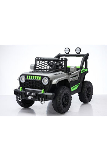 CAR Electric 6V×2, Dual Batteries, Dual 380 Motors with LED Lights,Safety Belt 29-F529-GRAY